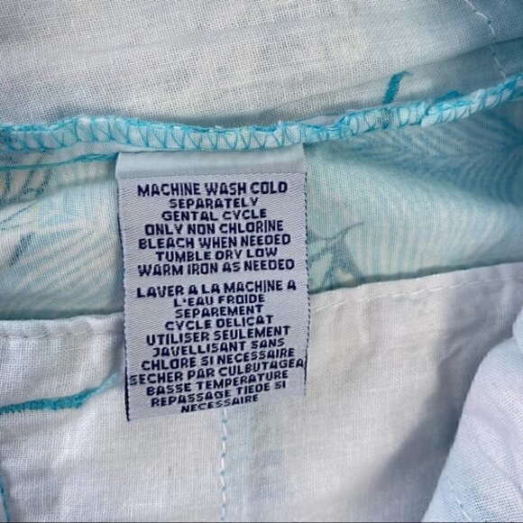 Caribbean Joe shorts, high waisted, in a stretch cotton blend, botanical print - Picture 7 of 7